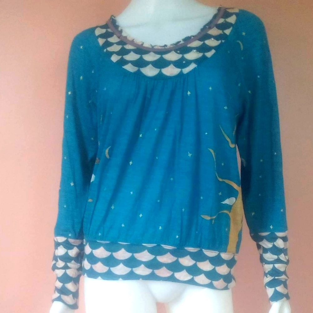 TSUMORI CHISATO LONG SLEEVED TOP SIZE 2